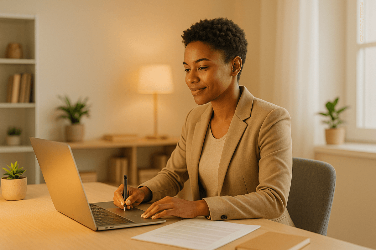 Persona completando requisitos